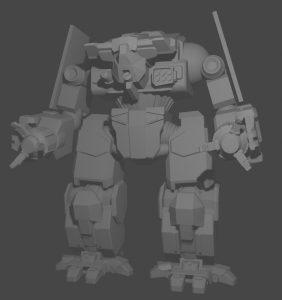 Mech 3d Model