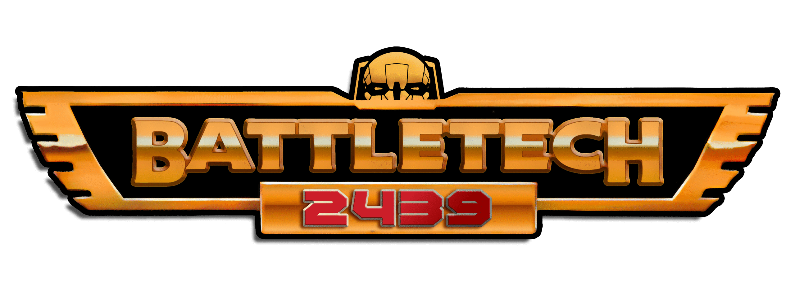 Mashup logo Battletech and Warhammer